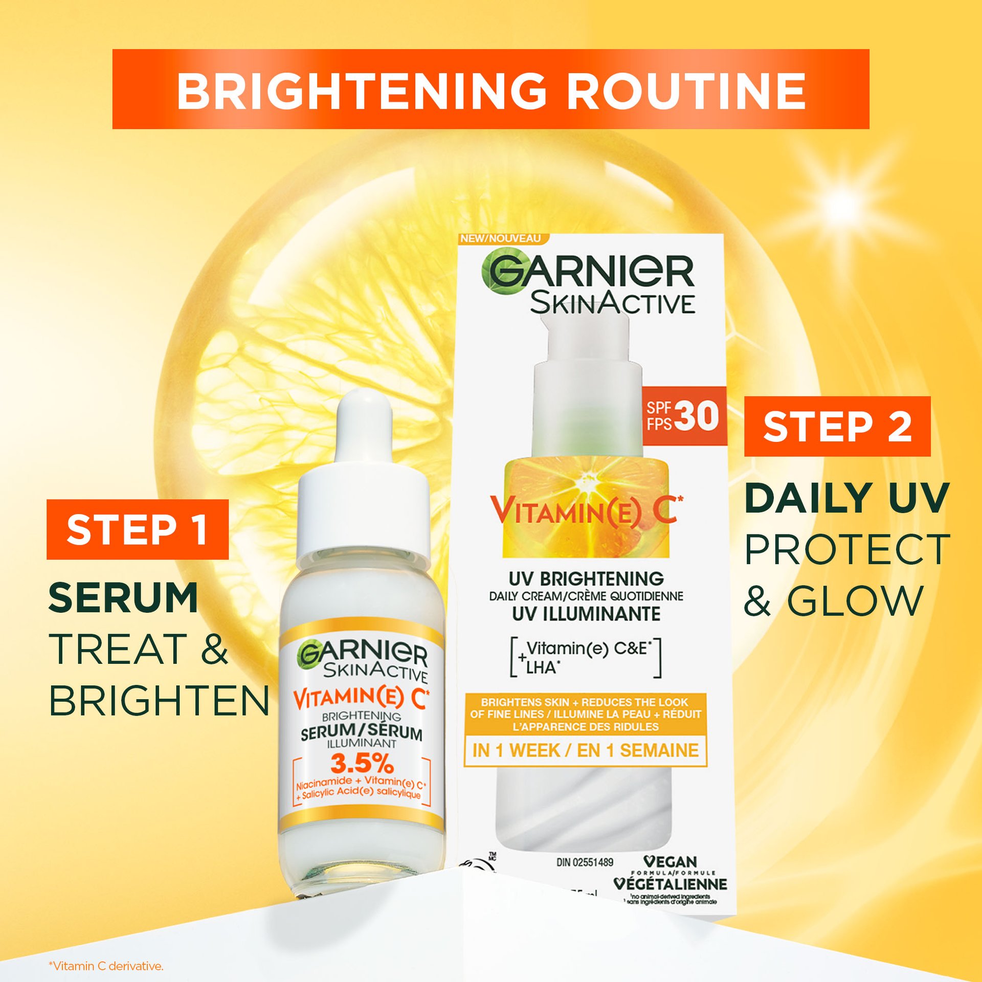 WFP 1057555 GAR W24 VitaminC UV BrighteningCream STEP EN